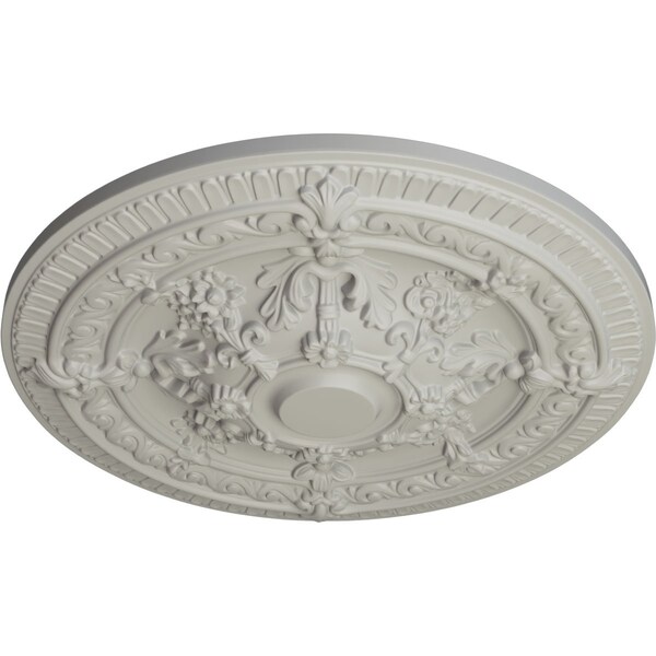 Vincent Ceiling Medallion (Fits Canopies Up To 6), Hand-Painted Pot Of Cream, 26OD X 3P